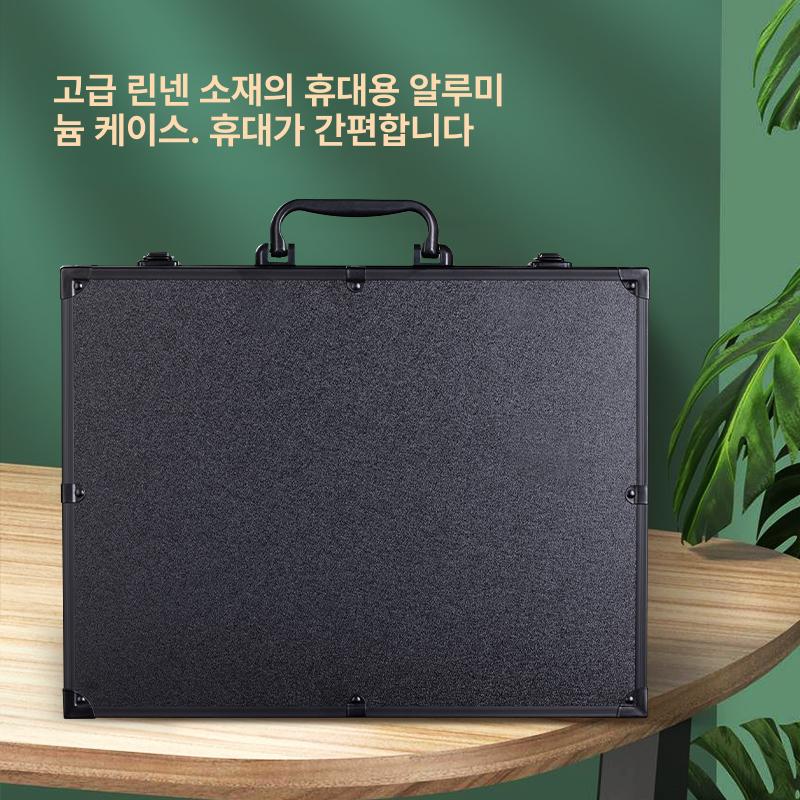 마작세트 보드게임 게임세트 전통 하드케이스 여행용 패 중국 상자 일본 고급마작 - 상세 이미지 2