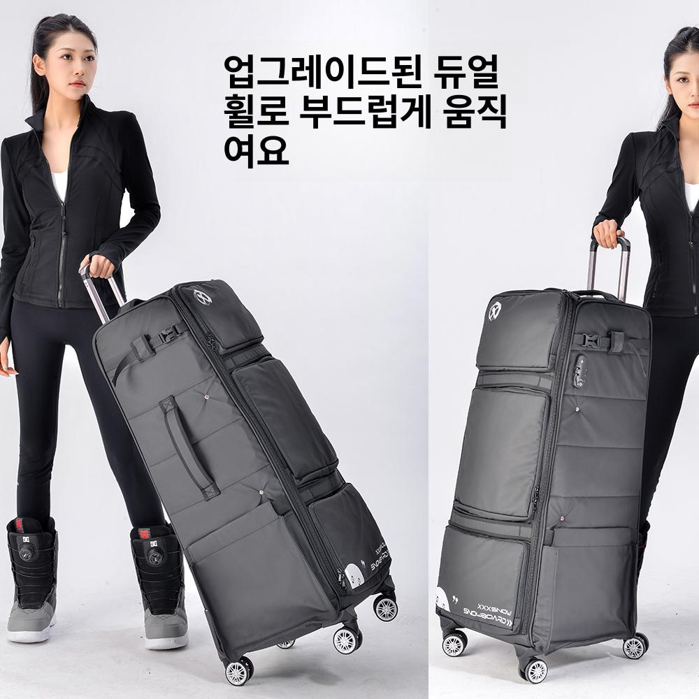 장비가방 스노우보드캐리어 운반 스키가방 케이스 수납 스키백 바퀴달린 보관함 원정 - 상세 이미지 5
