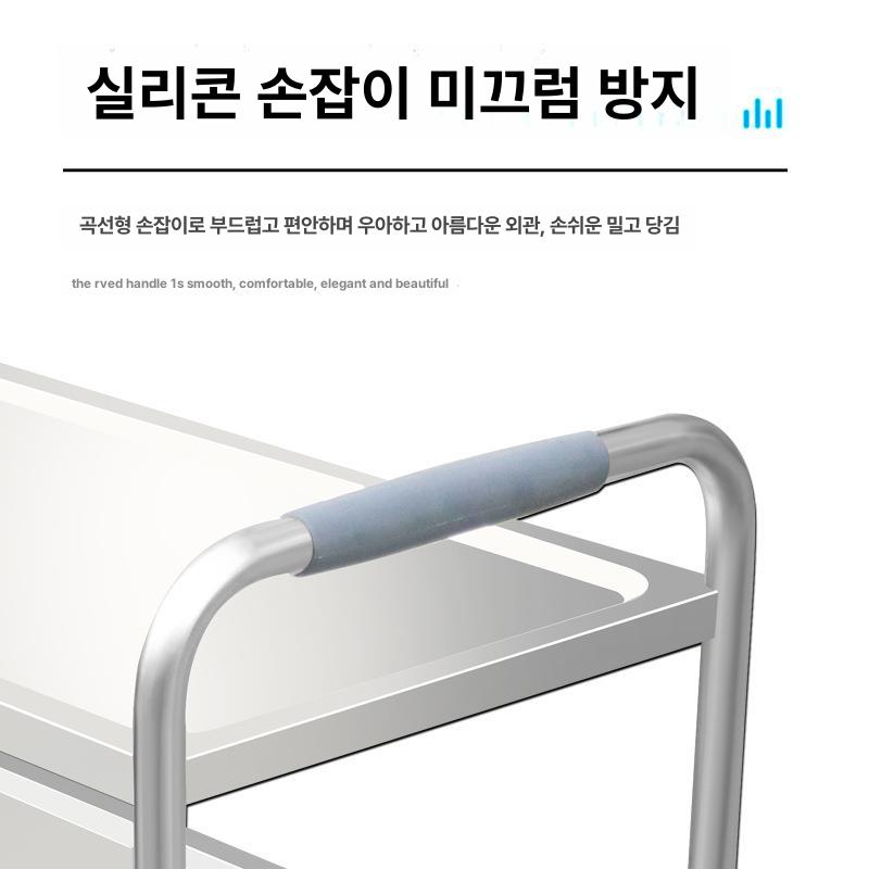 업소용 퇴식대 반납대 잔반처리 퇴식구 호텔 음식물 카트 급식 식당용품 쟁반 - 상세 이미지 3