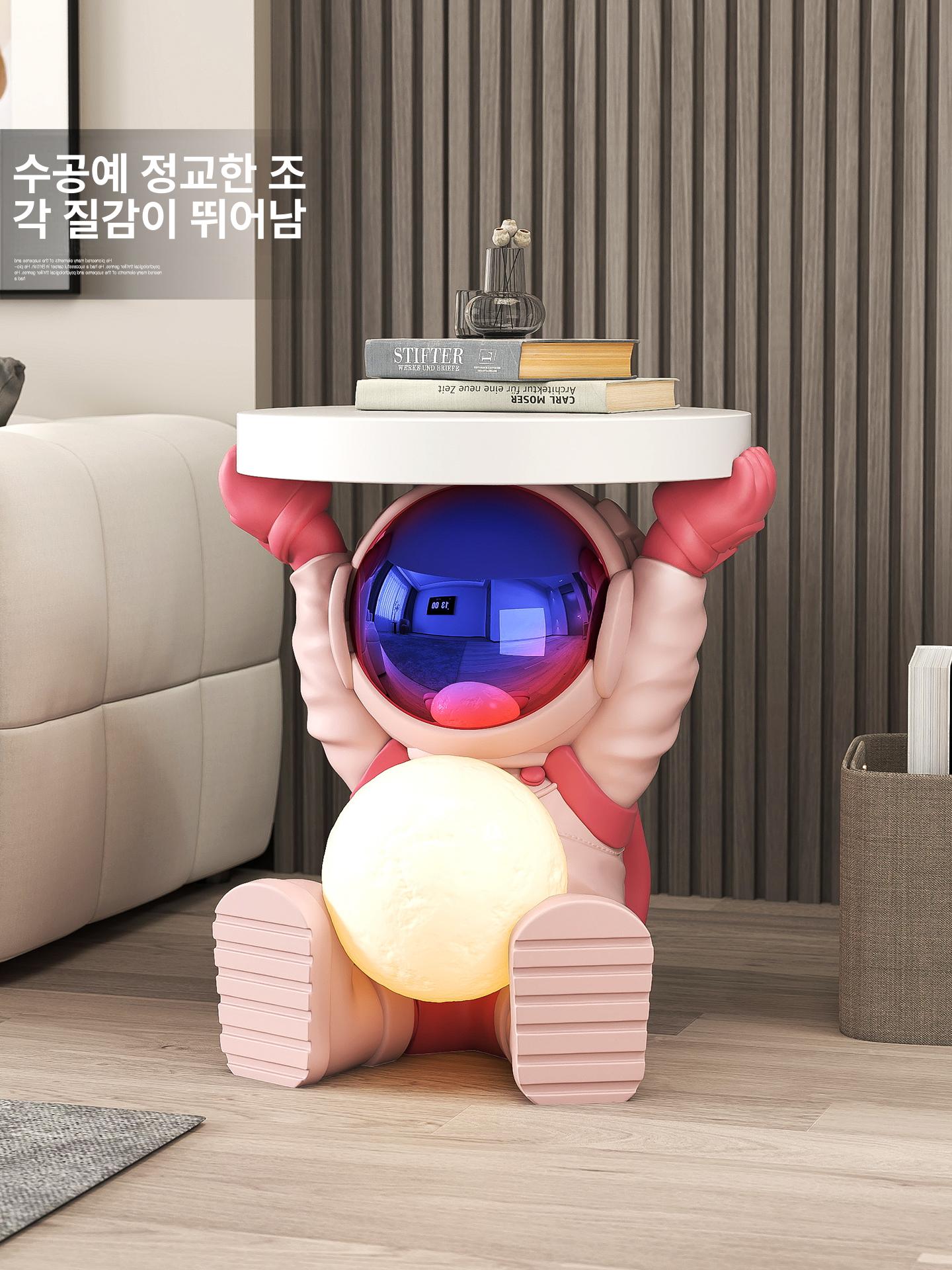장식품 우주인조명 선물 장식용 거실 램프 탁상용 비행사 인테리어 우주인무드등 현관 - 상세 이미지 2