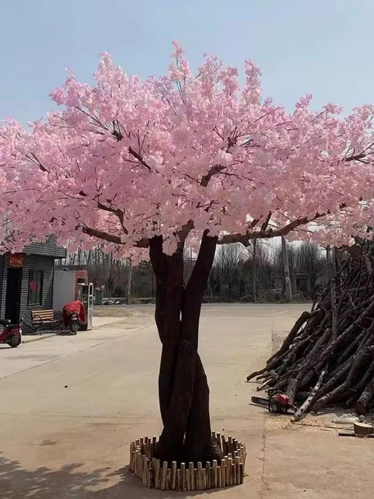 야외 벚꽃나무 웨딩홀 풍성한 카페 조경 인조벚꽃 조화나무 장식용 미터 벚나무 높이 - 상세 이미지 4