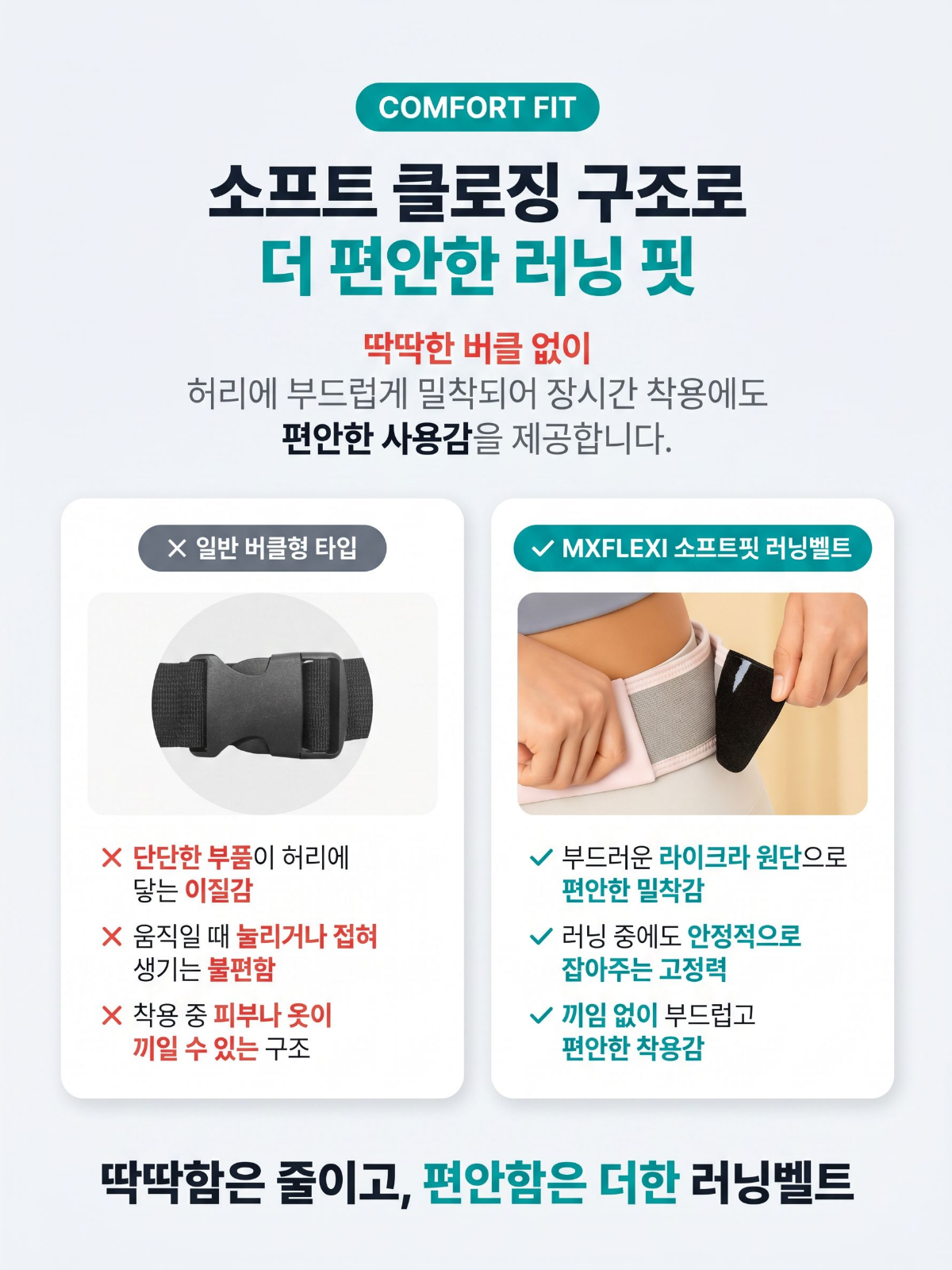 MXFLEXI 러닝벨트 런닝가방 허리밴드 마라톤 힙색 플립벨트ver.2 - 상세 이미지 5
