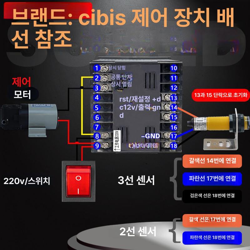 롤러 디지털카운터기 엔코더 산업용 계수기 계량기 고정밀 인코더 거리측정 측정기 - 상세 이미지 5