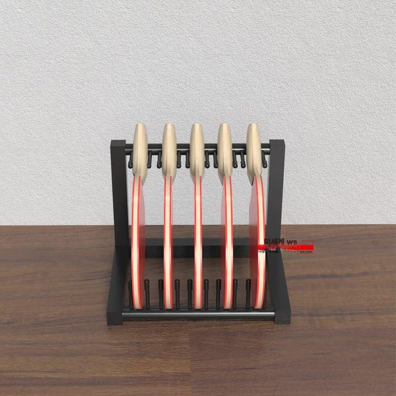 선반 홀더 진열대 정리대 체육관 정리함 수납 보관대 탁구채거치대 탁구라켓보관함 - 상세 이미지 3