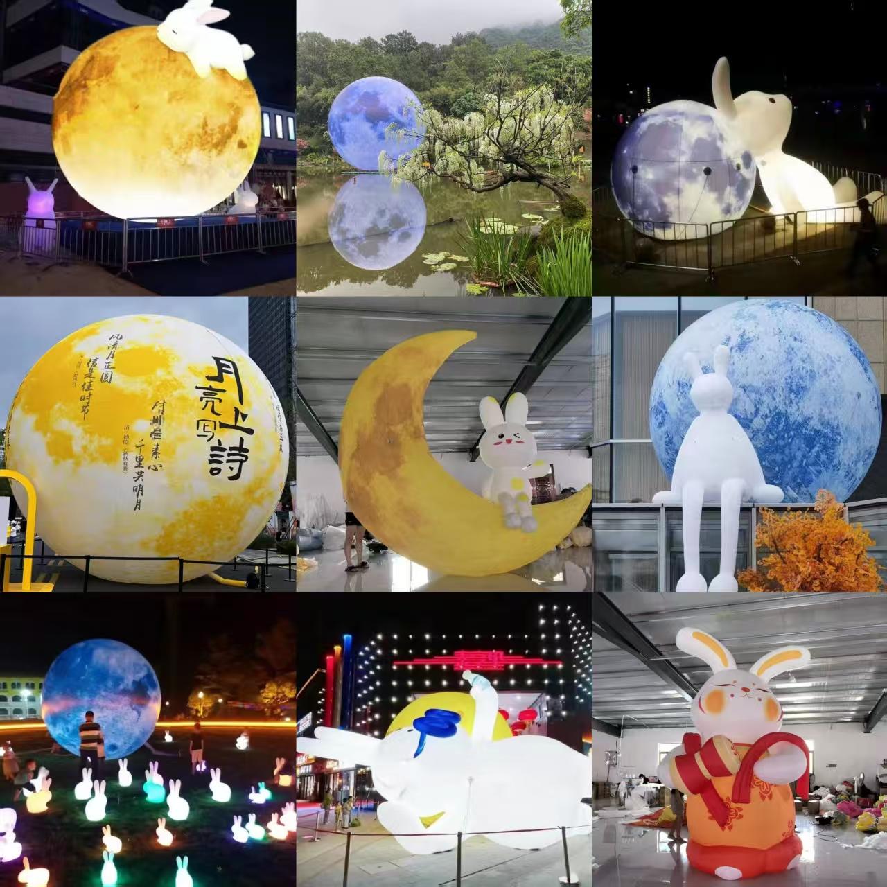인테리어 대형달조명 포토존 달조형물 보름달 감성 달모양 행사장 달무드등 조경 가든 - 상세 이미지 3