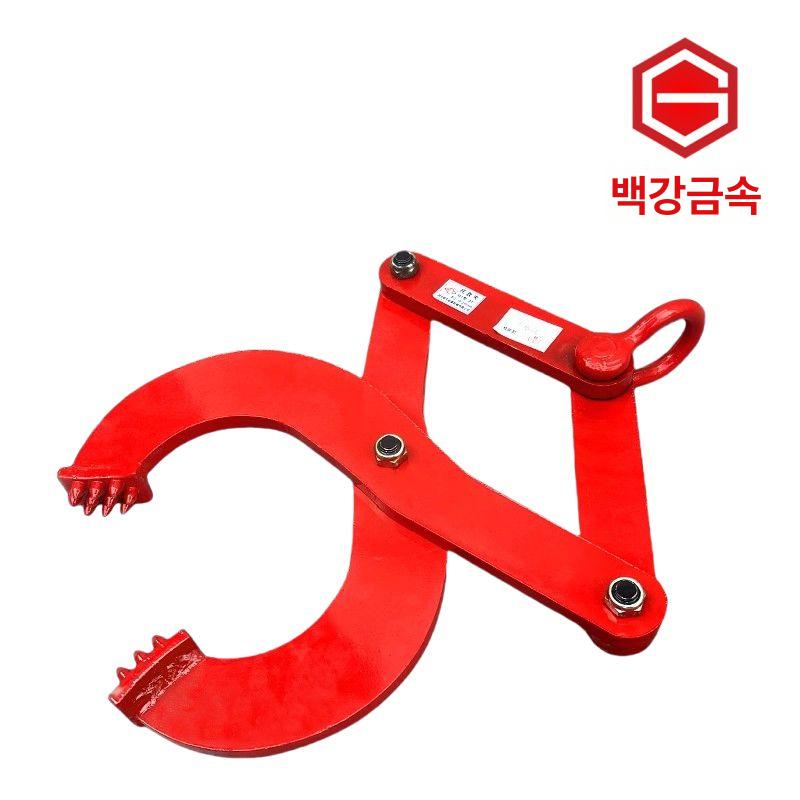 클램프 수로관집게 경계석 돌집게 링형 배수로 두께조절식 운반 보강토집게 - 상세 이미지 2