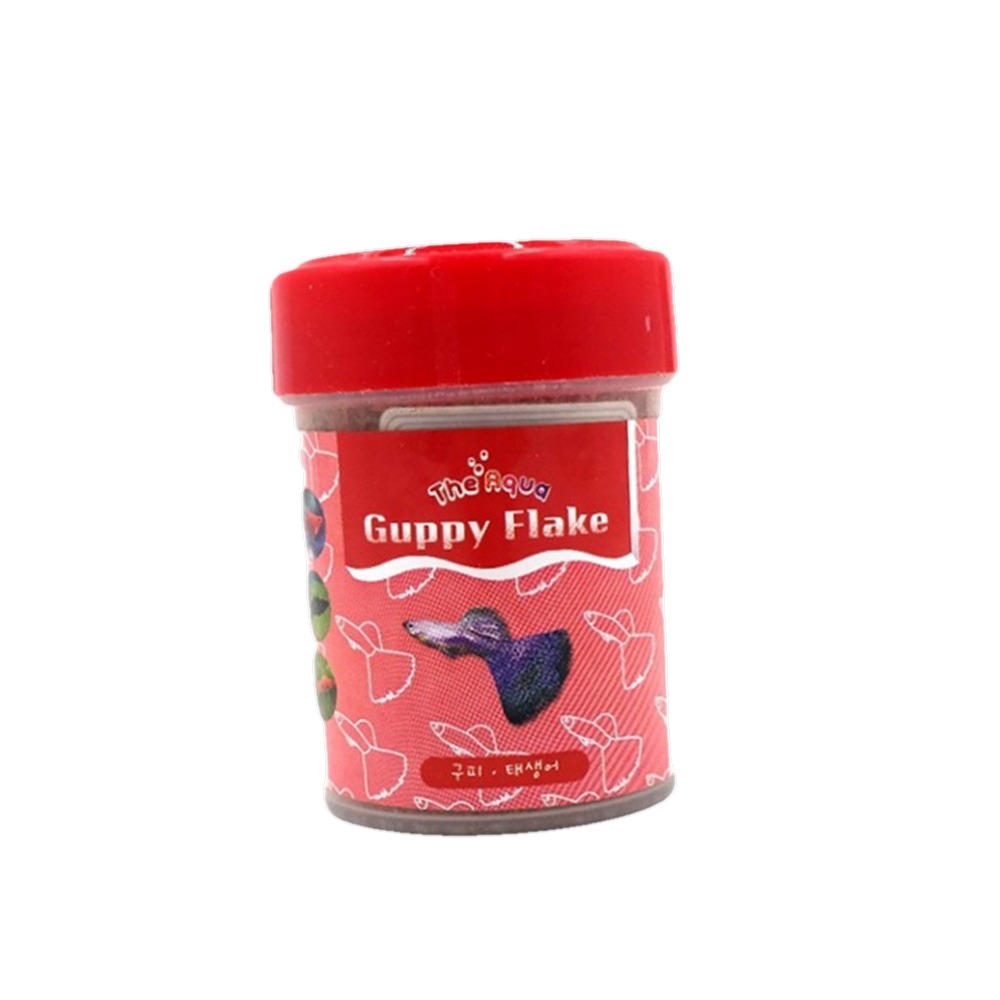 수질청정건강증진구피먹이 색상발현어류성장 어린치어영양공급구피사료 25g - 상품 이미지