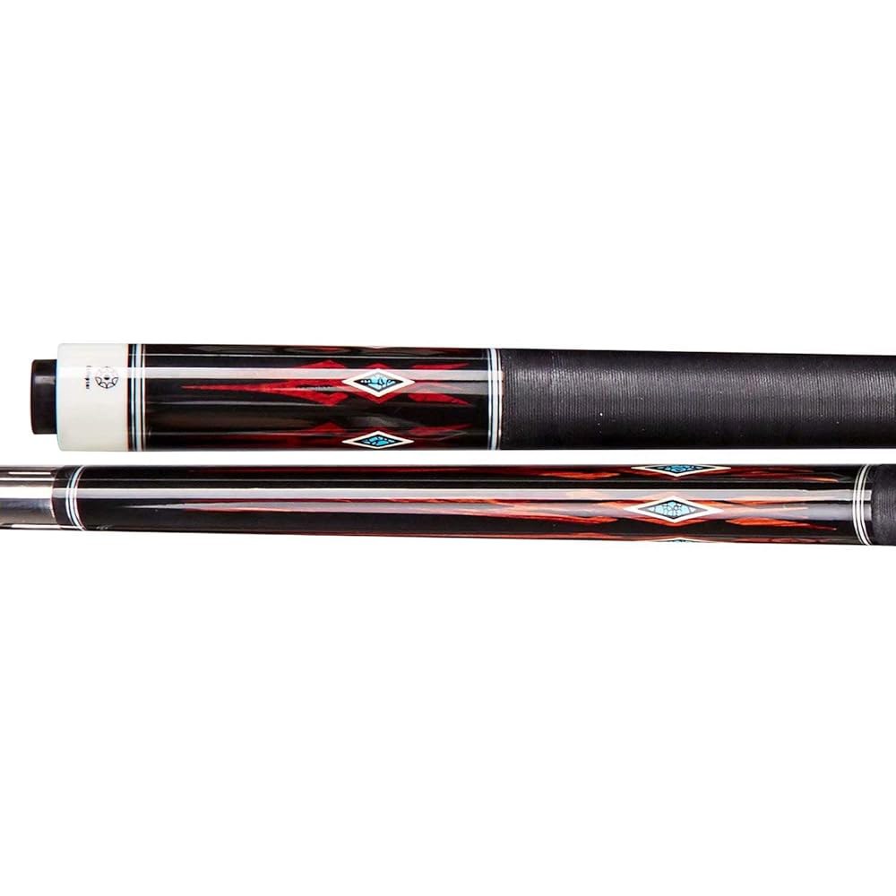Collapsar CH02 풀 큐, 소프트 케이스, 있는 청록색 코코볼로, 스틱 아이리쉬 리넨 147.3cm(58인치) 전문가용 핸들, 블랙 다이아몬드가 - 상세 이미지 2