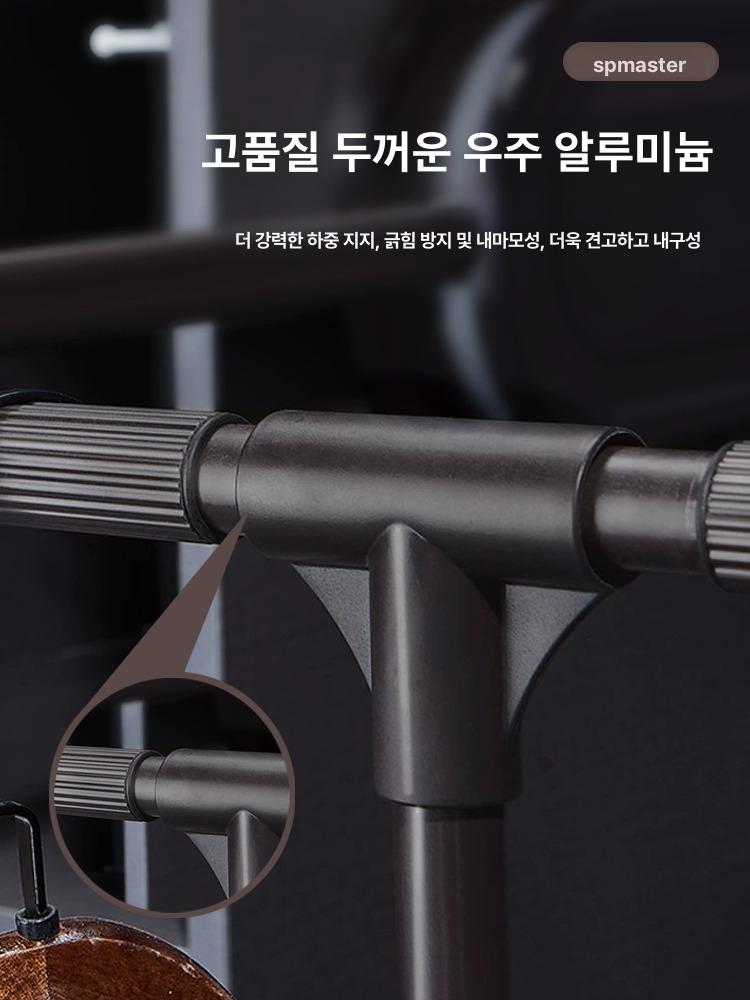 수납형 옷장리프트행거 드롭다운 의류 풀다운 옷정리 막대 캐비닛 레일 옷장행거 - 상세 이미지 2