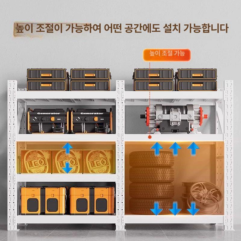 중량 철제선반 공장 파렛트랙 폭 스피드랙 물류창고 렉 깊이 독립형 수납 진열대 - 상세 이미지 2