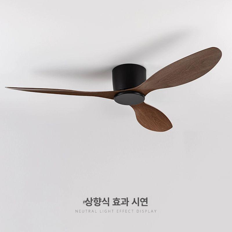 저소음 원목 씰링팬 침실 인테리어 천장선풍기 천장실링팬 안방 주방 공기순환 환기 - 상세 이미지 5