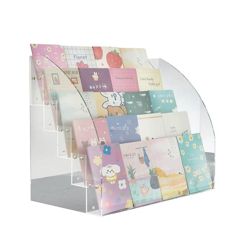 전시대 투명계단식진열대 디스플레이 투명받침대 계단형 계단식아크릴진열대 - 상세 이미지 5