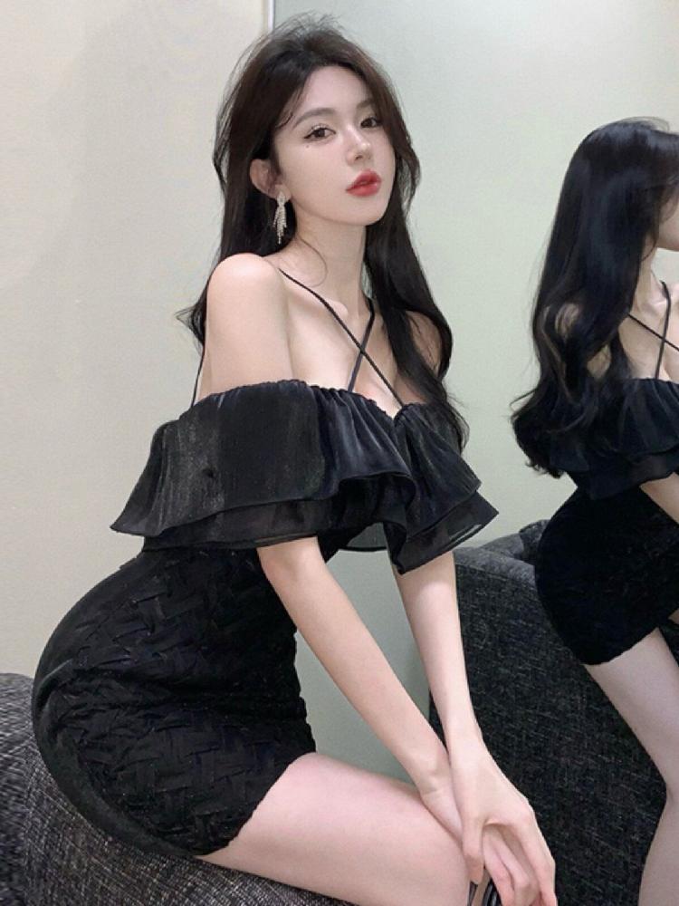 데이트룩 브이넥 루즈핏 긴팔 뷔스티에 티셔츠 데일리룩 브이넥니트 니트 여성 여자 골지 가을 - 상세 이미지 2