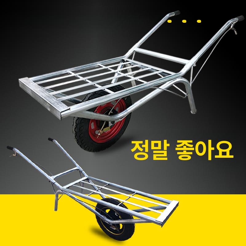 대차 농업용손수레 운반차 업소용 핸드카 운반기 이동수레 카트 공장 팽창식휠 농사용 - 상세 이미지 2