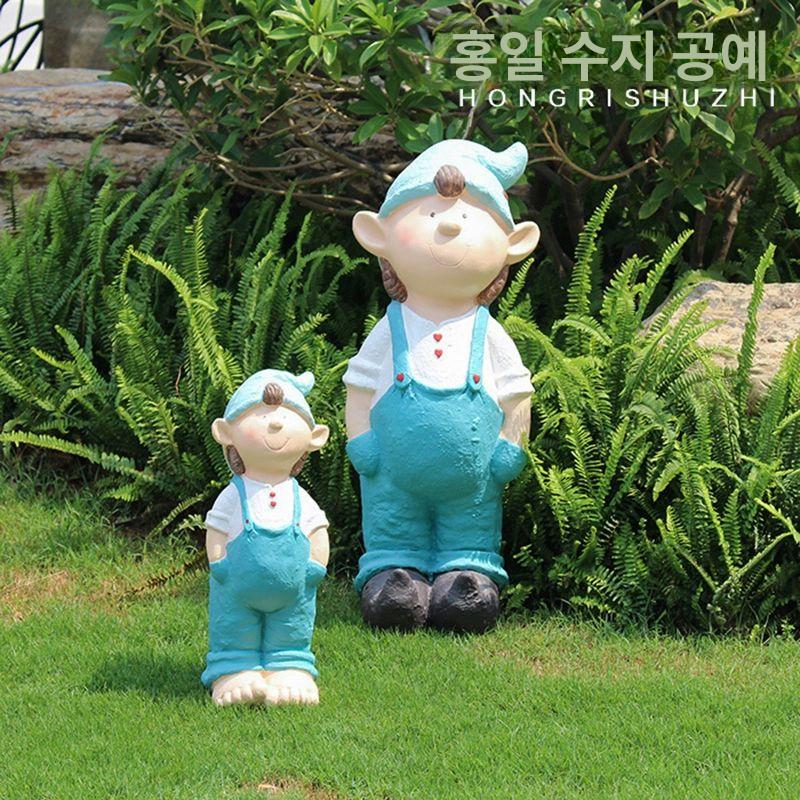 조형물 정원장식품 정원꾸미기 야외 토끼모형 장식 소품 가드닝 귀여운 오브제 - 상세 이미지 3