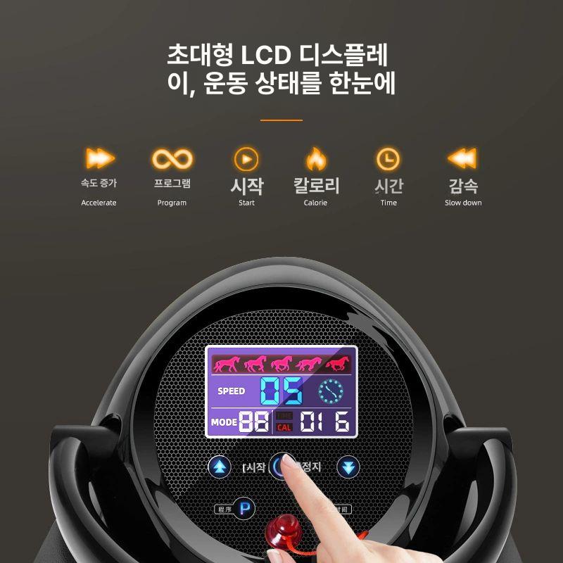 가정용 승마운동기구 저소음 전신운동 다이어트 피트니스 장비 헬스 기계 홈트용 - 상세 이미지 3