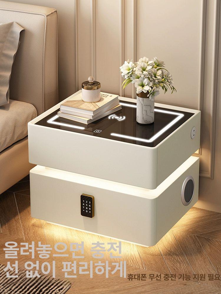 서랍장 침대조명 침실 수납장 램프 무드등 침대협탁 선반 모던 스마트협탁 인테리어 - 상세 이미지 2