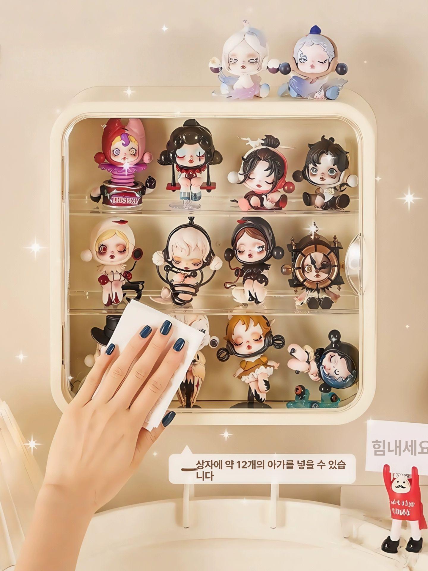 led 피규어케이스 투명 보관함 박스 전시 아크릴케이스 정리함 피규어장식장 - 상세 이미지 3