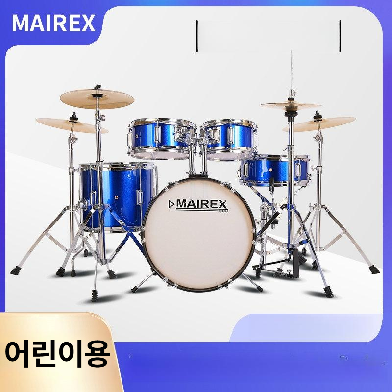 연습 드럼세트 가정용 취미 악기 입문용 패드 스탠드 전자드럼 어쿠스틱 드럼스틱 - 상세 이미지 3