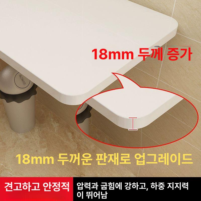 주방식탁 싱크대보조테이블 간이 수납 홈바 벽선반 공간활용 보조선반 키친 - 상세 이미지 2
