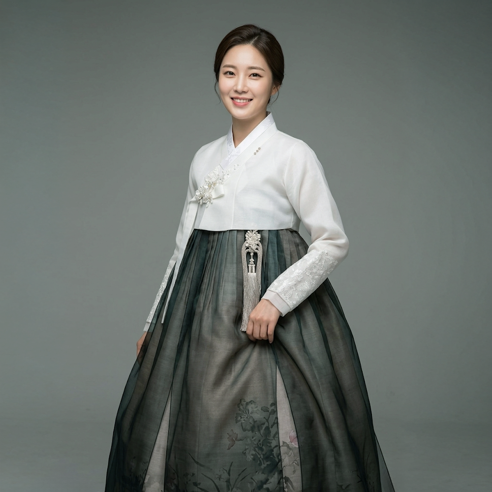 궁 한복 대여 여성 고급 결혼식 혼주 명품 피로연 하객 129번 - 상품 이미지