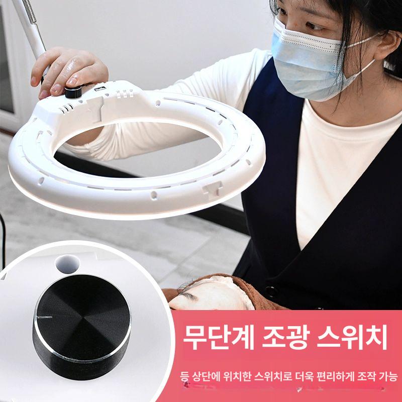 led 반영구조명 스탠드 링라이트 촬영용 장비 램프 삼각대 확대경 원형 고휘도 미용 - 상세 이미지 4