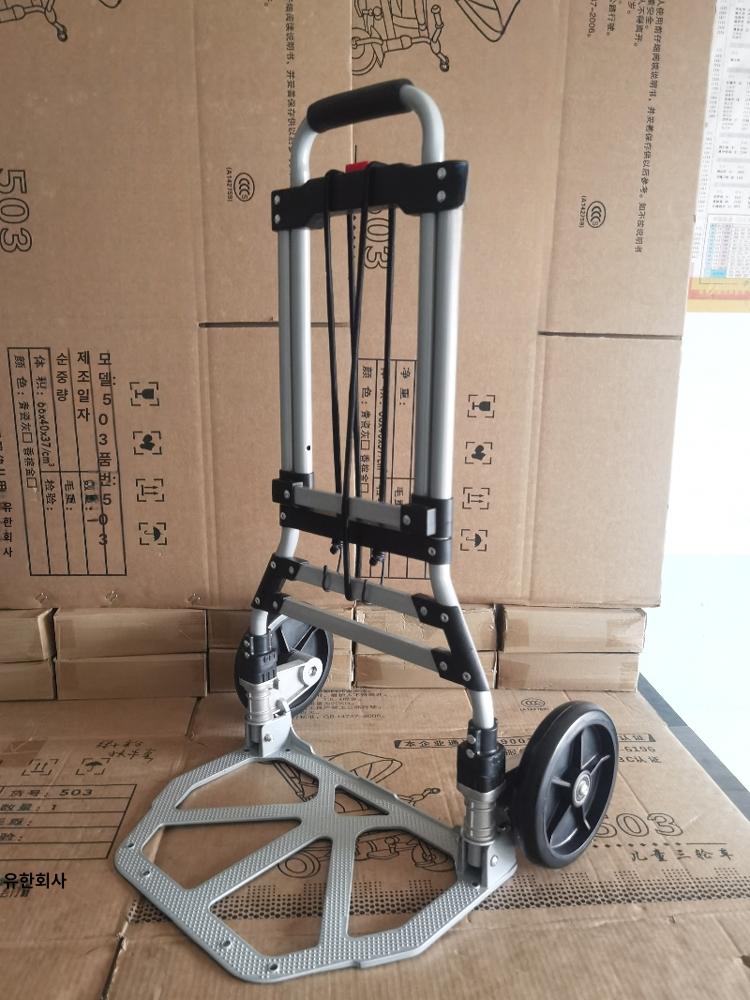 가정용 무소음접이식구루마 이동식수레 접이식끌차 캐리어 바퀴 캠핑끌차 다용도 - 상세 이미지 3