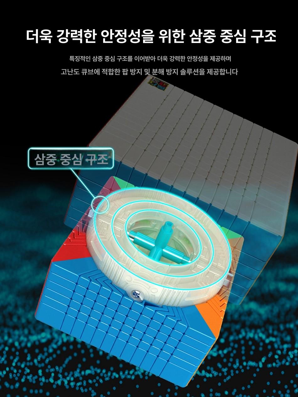 자석 매직큐브 선수용큐브 퍼즐 루빅스큐브 대회용 고난이도큐브 - 상세 이미지 5