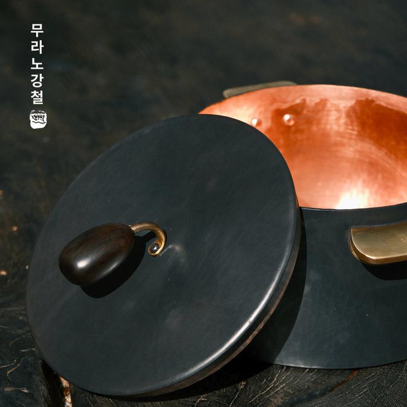 동 구리냄비 미니 캠핑용 순수구리포트 밀크팟 인덕션 구리소스팬 가정용 주방 업소용 - 상세 이미지 4