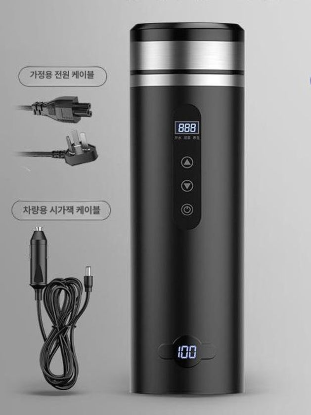 차박 dc커피포트 여행용 차량용 캠핑 주전자 온수 - 상세 이미지 4