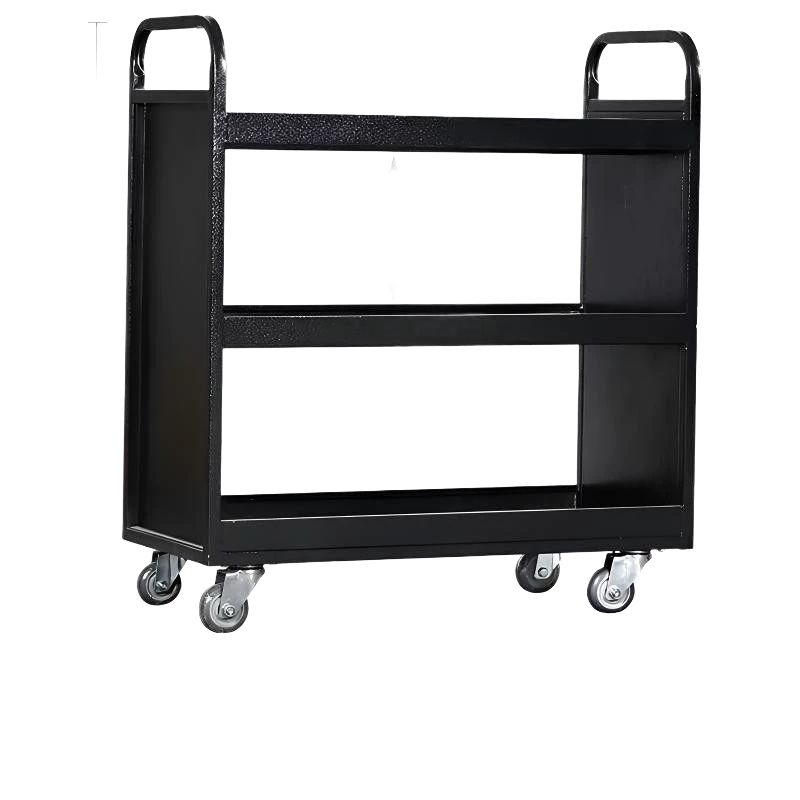 저소음 도서관북카트 수납 북트럭 정리대 책운반 북트롤리 바퀴 휠 브레이크 - 상세 이미지 2