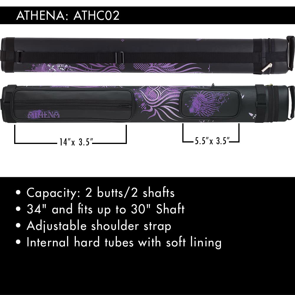 Athena 큐 Cases ATCH02 블랙/퍼플 2B/2S 케이스 - 상세 이미지 3