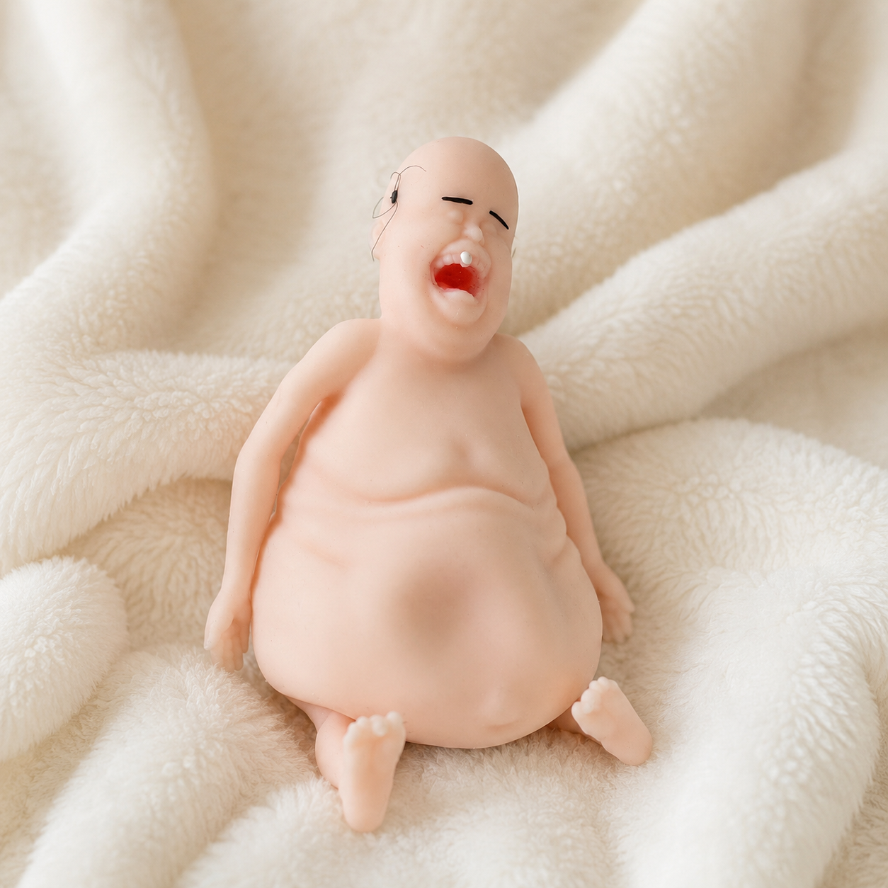 할배 말랑이 스퀴시 장난감 웃긴 스트레스 해소 볼 촉감 선물 찐득 모찌 말랑 주물럭 인형 - 상세 이미지 3