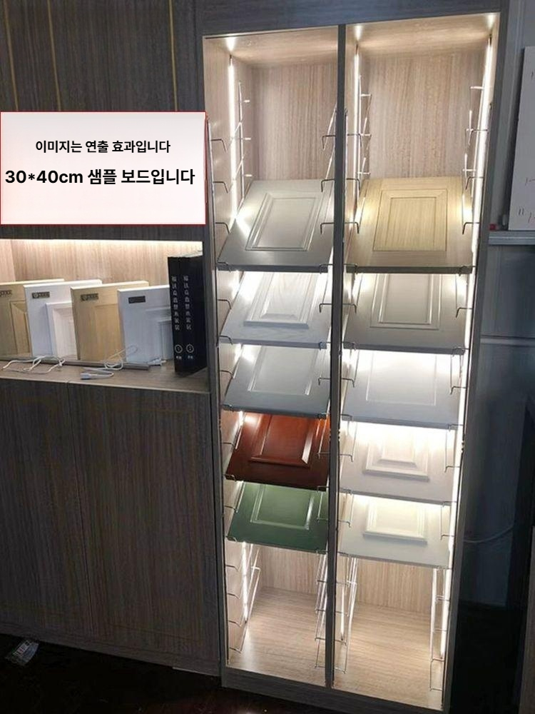 타일진열대 스탠드 전시대 선반 디피 건축자재 다용도 꽂이 석재 세로 스텐드 랙 - 상세 이미지 4