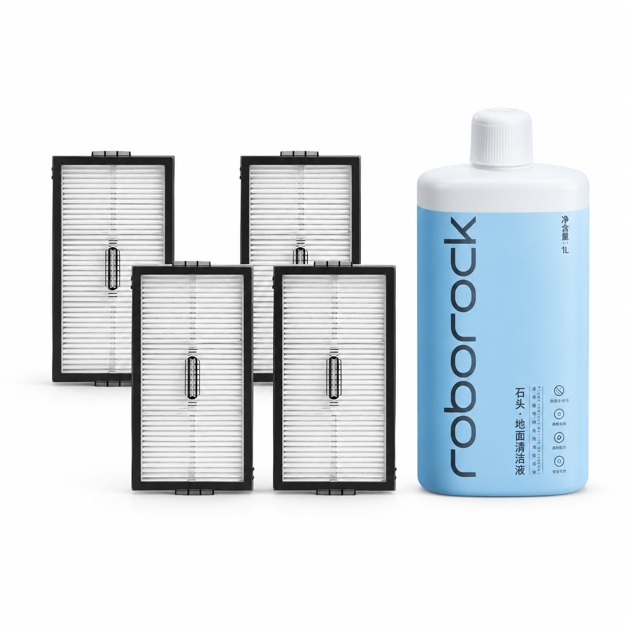 [호환] 로보락 S10 MaxV Slim 소모품 세제 필터 세트 - 상품 이미지