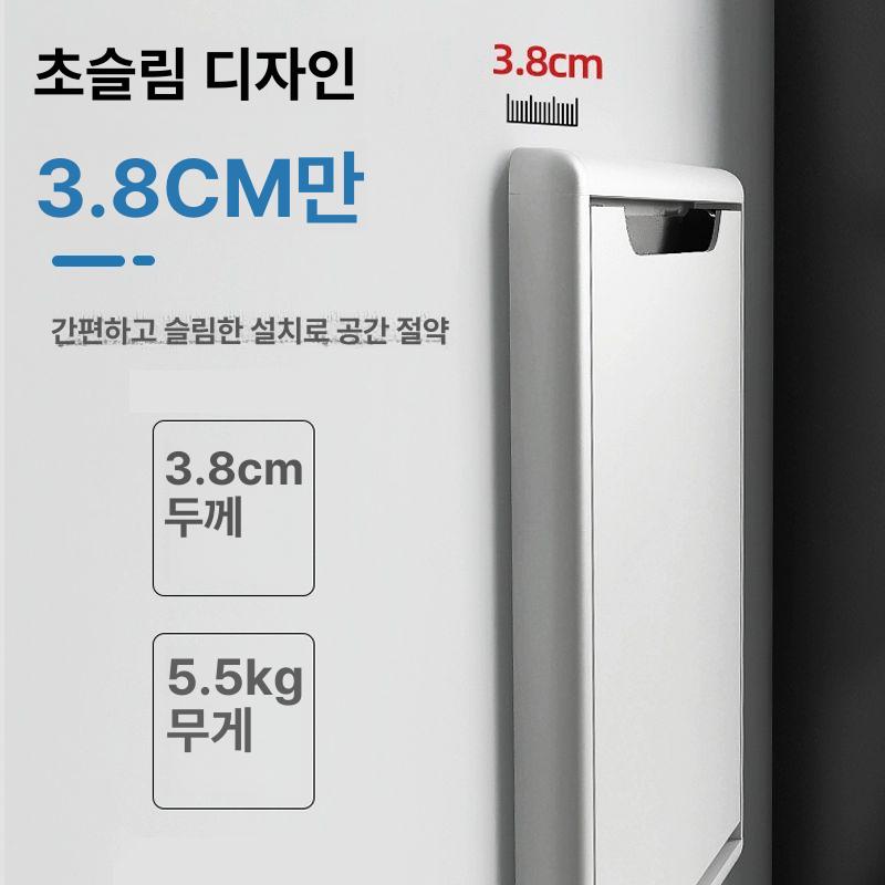 현관 신발장 접이식 의자 벽걸이 수납장 공간활용 수직정리 소형 - 상세 이미지 5