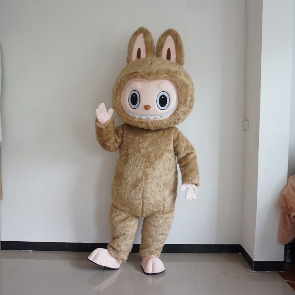 인형탈 라부부 프 동물의상 곰돌이 갈색 졸업사진컨셉 캐릭터 용 카키랍토끼 할로윈데이 이즈 프 이즈 카키랍토끼 - 상세 이미지 3