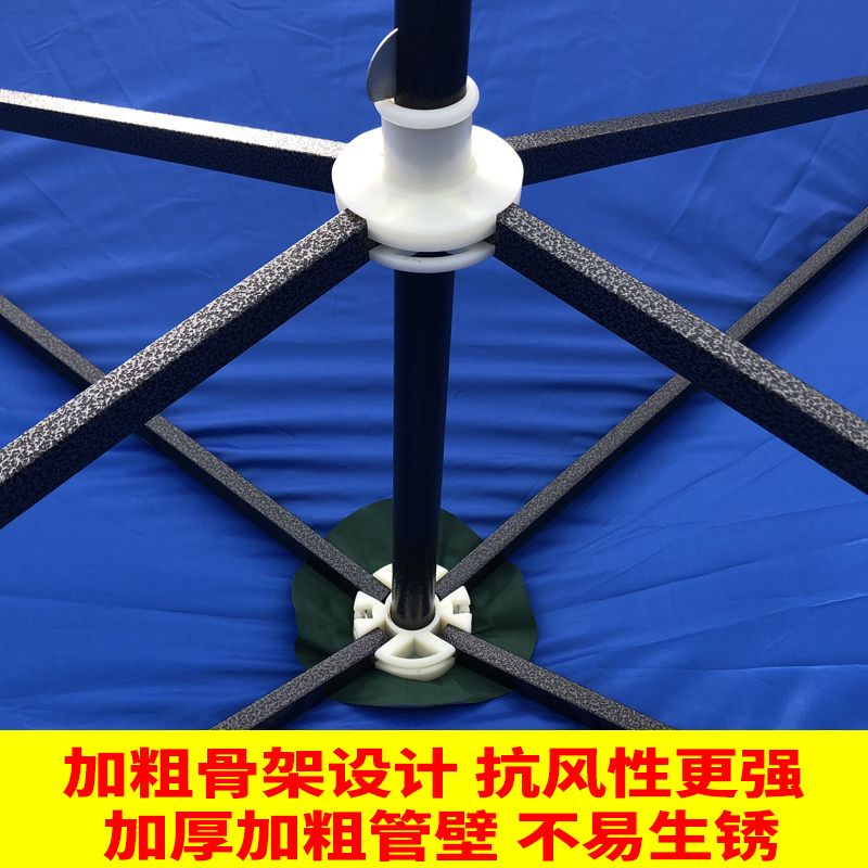 대형 밀짚 홀딩 그늘막 햇빛가림막 파라솔 해변 인쇄 야외용 천막 패션 원목 디자인 캠핑 - 상세 이미지 2