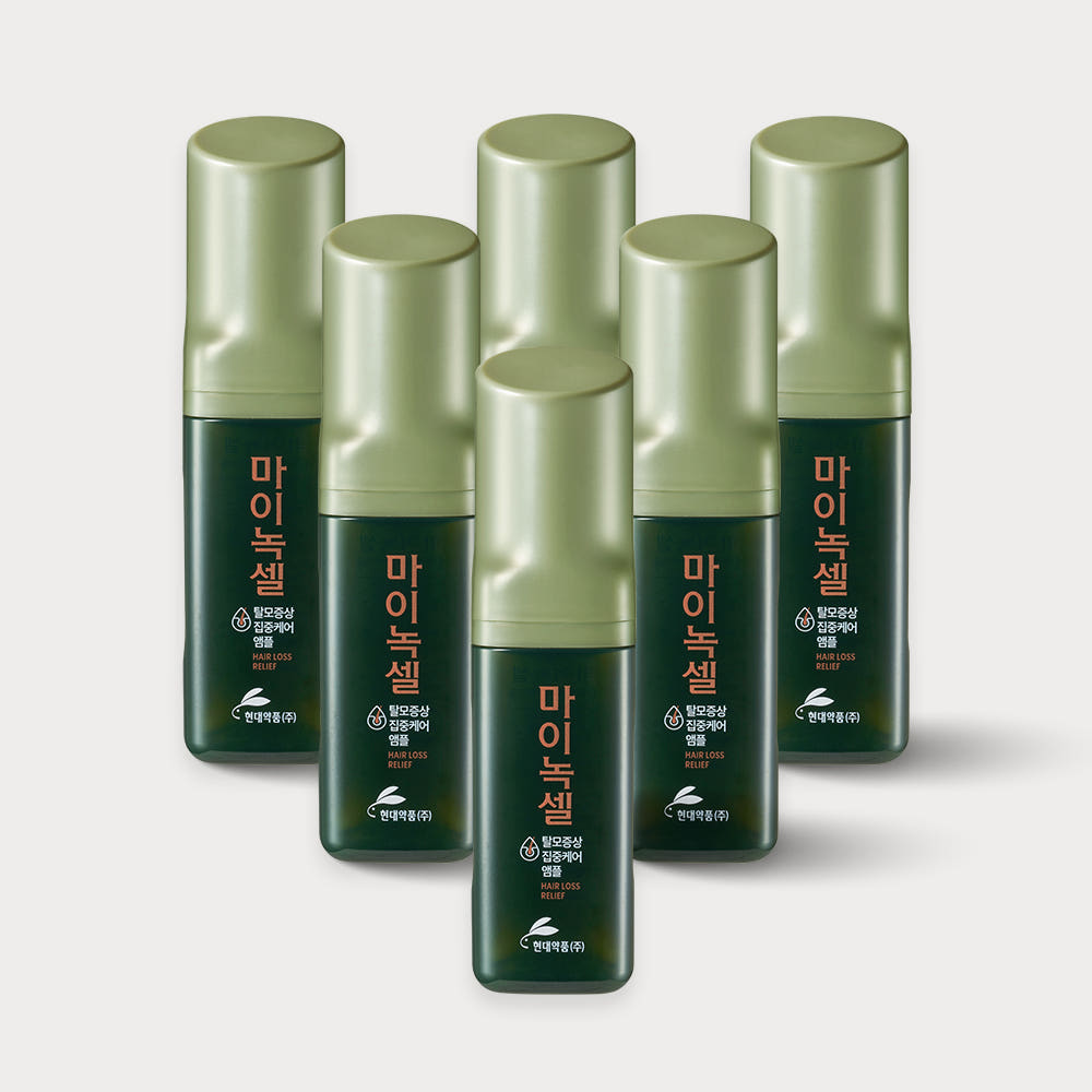현대약품 마이녹셀 스칼프 인텐시브 탈모앰플 60ml, 6개