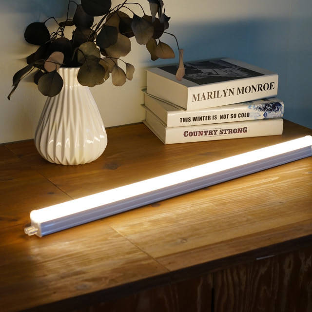 나스필 LED T5 간접조명 간접등 슬림 일자등 플리커프리 9W, 주백색, 600mm 이미지 6