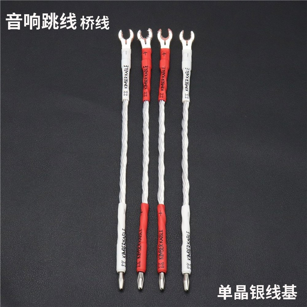 Y20cm 은도금 HIFI 4줄 기장 케이블 점퍼 스피커 기타 바나나 Kimber 바나나 대 Y20cm 4줄 기타 기장 - 상세 이미지 2