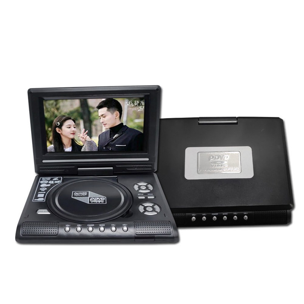CD 플러그 SVCD 시스템 휴대용 7.8인치 플레이어, dvd플레이어 멀티미디어 12V - 상세 이미지 2