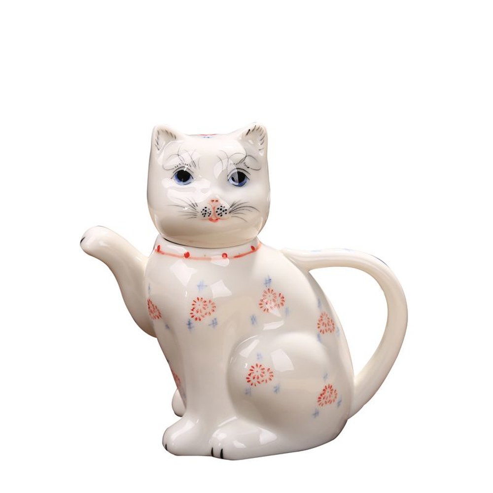 세트 캣 주전자의 차오차이 주전자 미니주전자 카페 고양이 용량 300ml 주방용품 냥이 커피 차오차이 캣 주전자의 용량 300ml - 상품 이미지