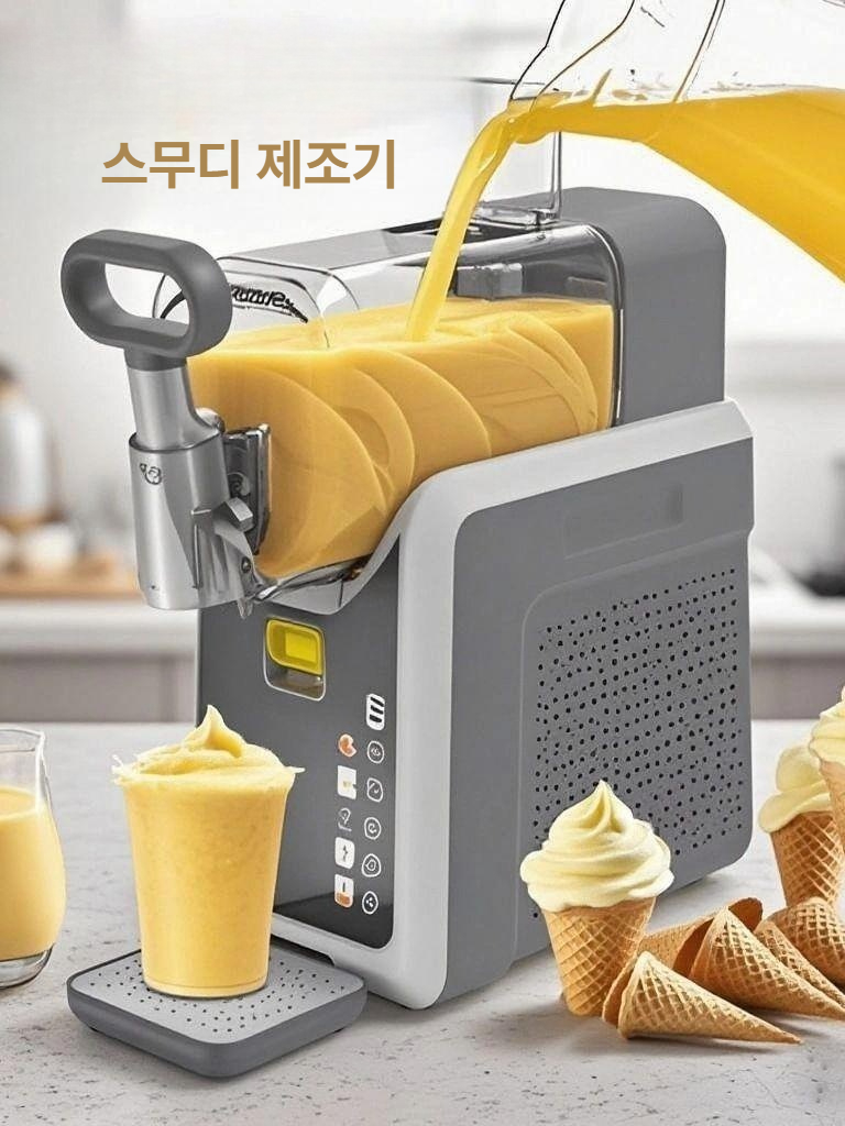 슬러시 기계 가정용 우유빙수 카페 스무디머신 뷔페 빙수기 교반 칵테일 매장용 팥빙수 - 상세 이미지 2