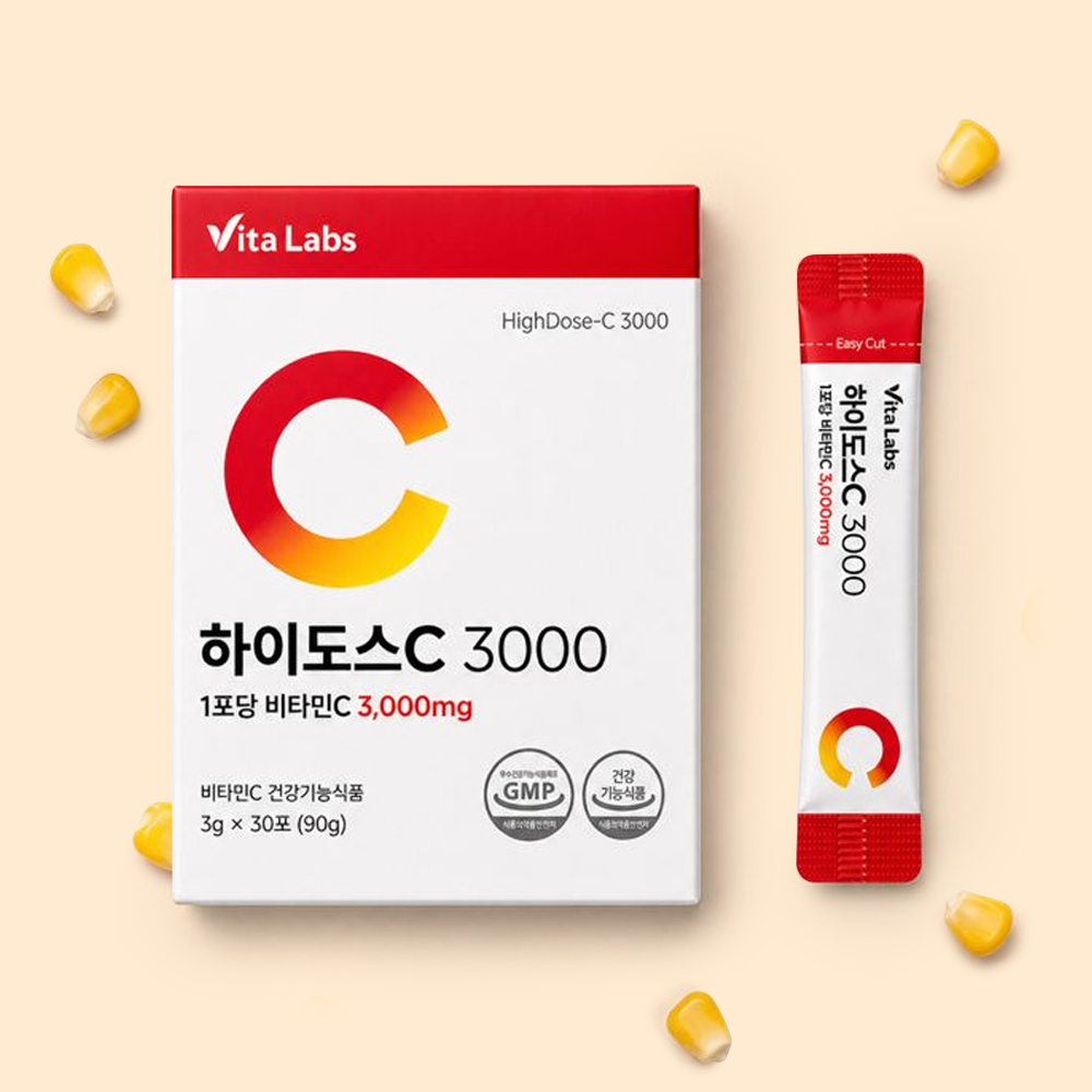 비타랩스 하이도스C 3000 비타민C 비타민씨 영양제 고함량 분말 스틱 30포, 1개 이미지 4