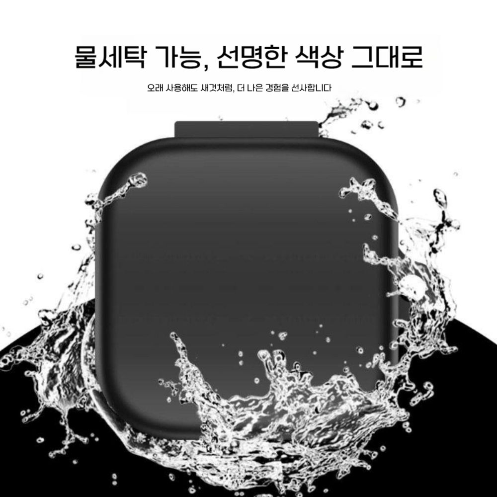 갤럭시 버즈4 프로 케이스 단색 컬러 실리콘 소프트 커버 - 상세 이미지 3