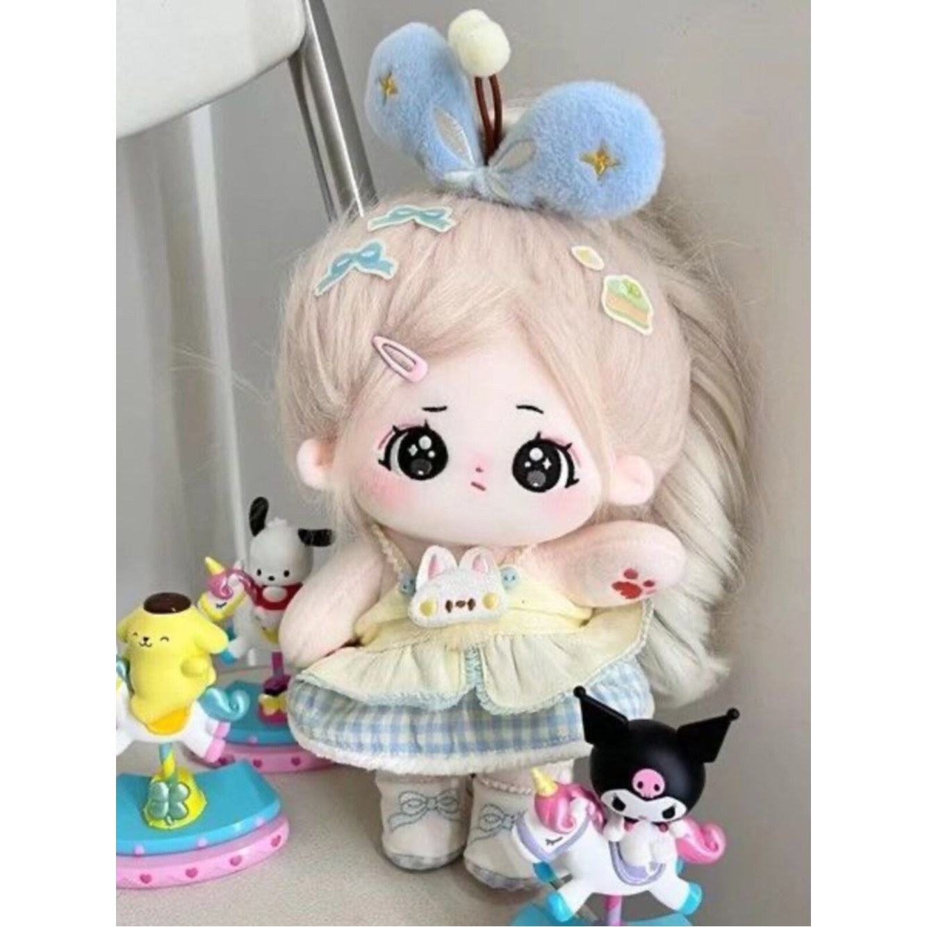 옷없음 털튀김 모음전 무속성솜인형 20cm 골격없음 봉제 여성 인형만 누드아이 몸체 - 상세 이미지 2