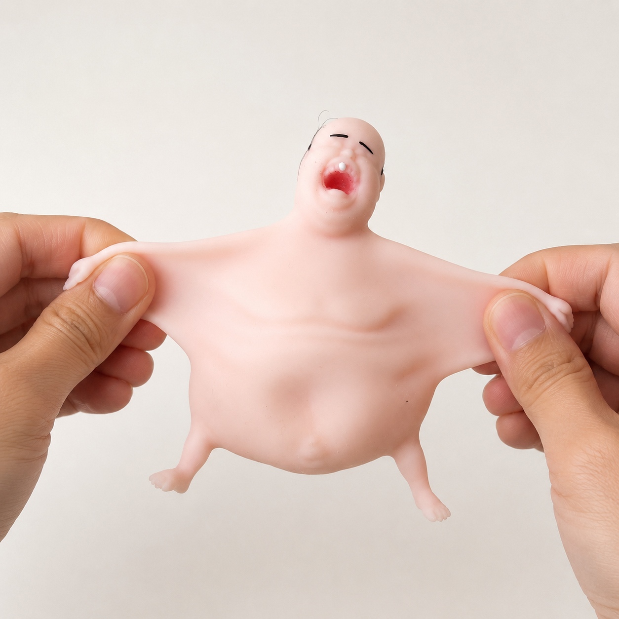 할배 말랑이 스퀴시 장난감 웃긴 스트레스 해소 볼 촉감 선물 찐득 모찌 말랑 주물럭 인형 이미지 6