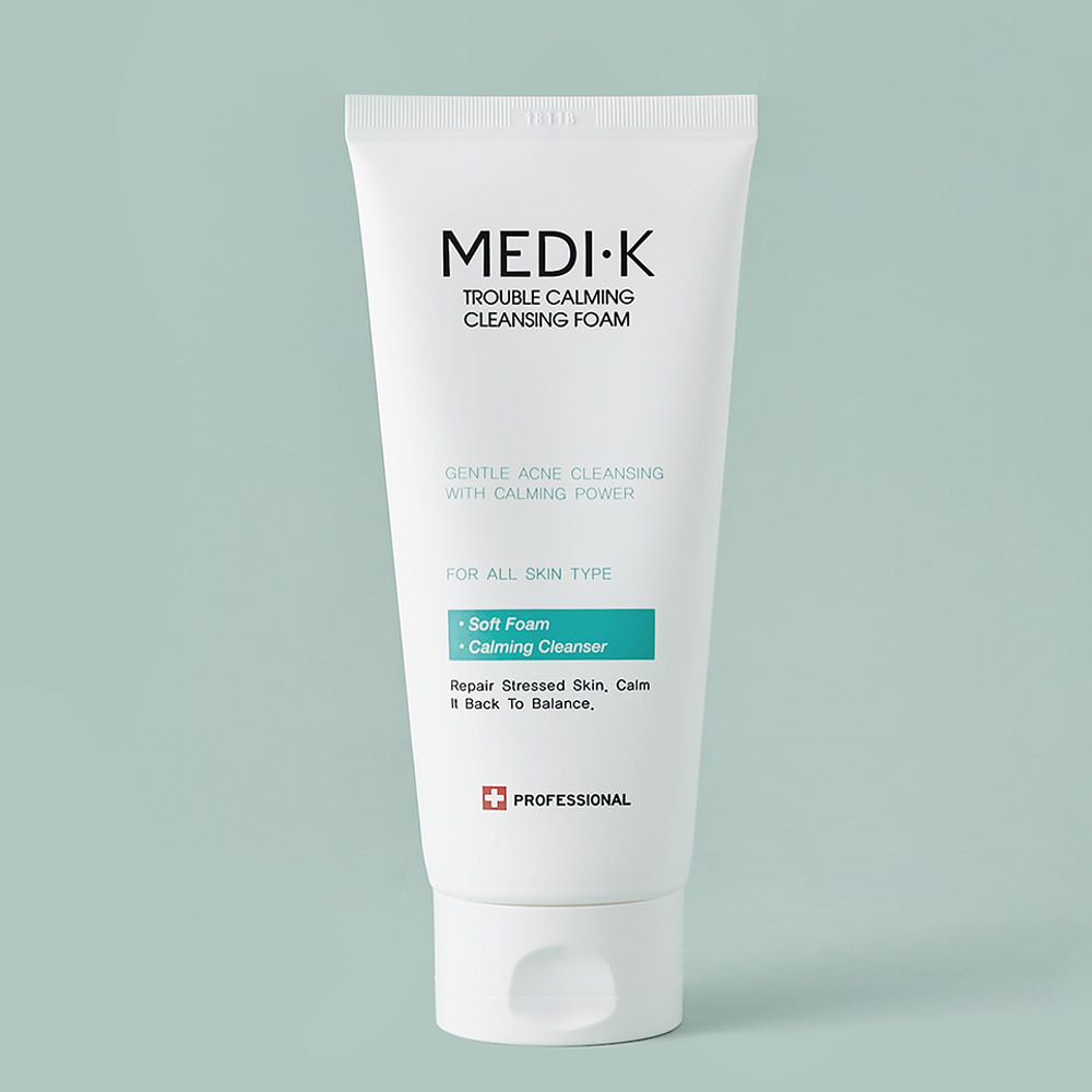 약국입점 메디케이 트러블 카밍 클렌징폼 200ml 여드름기능성 모공피지 딥클렌징 시카 진정보습 좁쌀 화농성 - 상품 이미지
