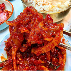 동광수산 오징어젓갈 450g  오징어무생채 450g 맛있게 먹은 솔직 후기 - 상품 이미지 1